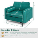Home Fitness & Relaxation Set - 3 in 1 Folding Treadmill and Modern Accent Chair by LJGDeals