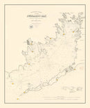 Vintage Buzzard Bay, MA Map 1882