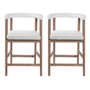 24.5'' Seat Height Bar Stools with Back, Set of 2 by HouseOfZazla