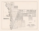 Vintage Map of Palm Desert, California 1946