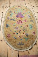 2x4 Antique Art Deco Rug Runner