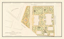 Vintage City Hall Park Map New York City 1871