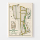 Vintage Chester Heights Mount Vernon Map 1913