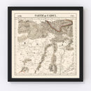 Vintage Map of Afghanistan 1827