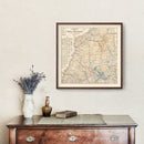 Vintage White Mountains Map 1903
