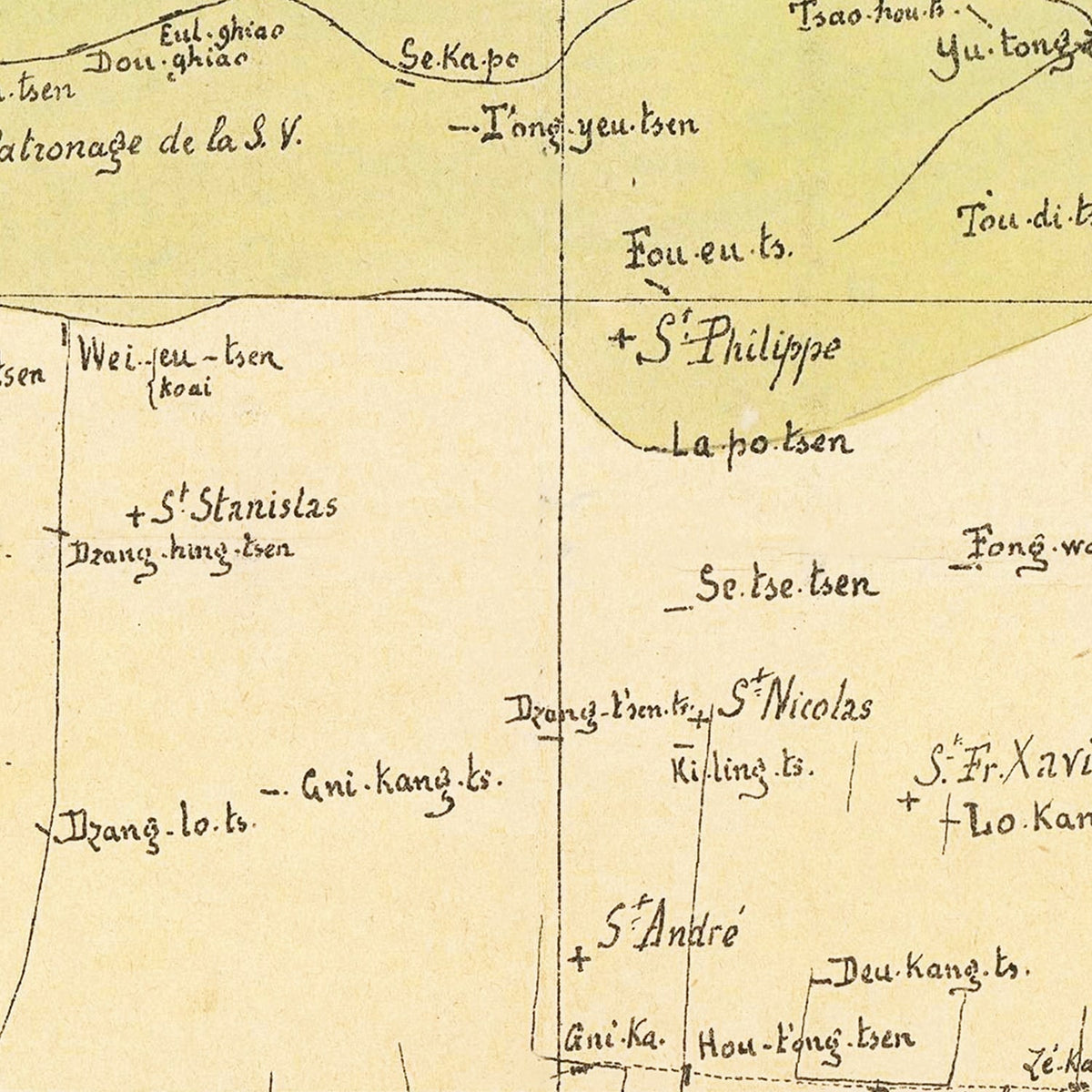 Vintage Shanghai Map 1889, photo 2 of 5