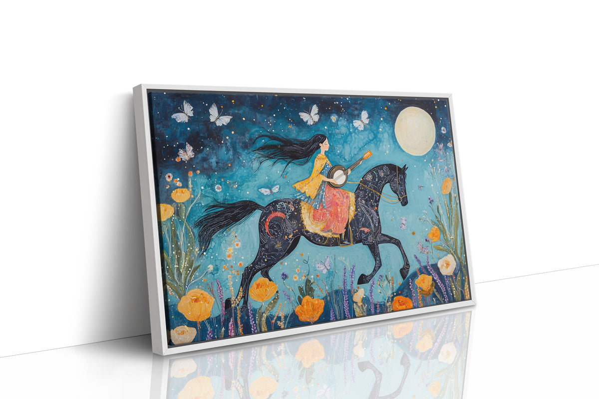 Moonlit Melody on Midnight Horseback, photo 14 of 16