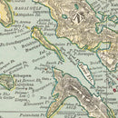 Vintage Map of Philippines 1899