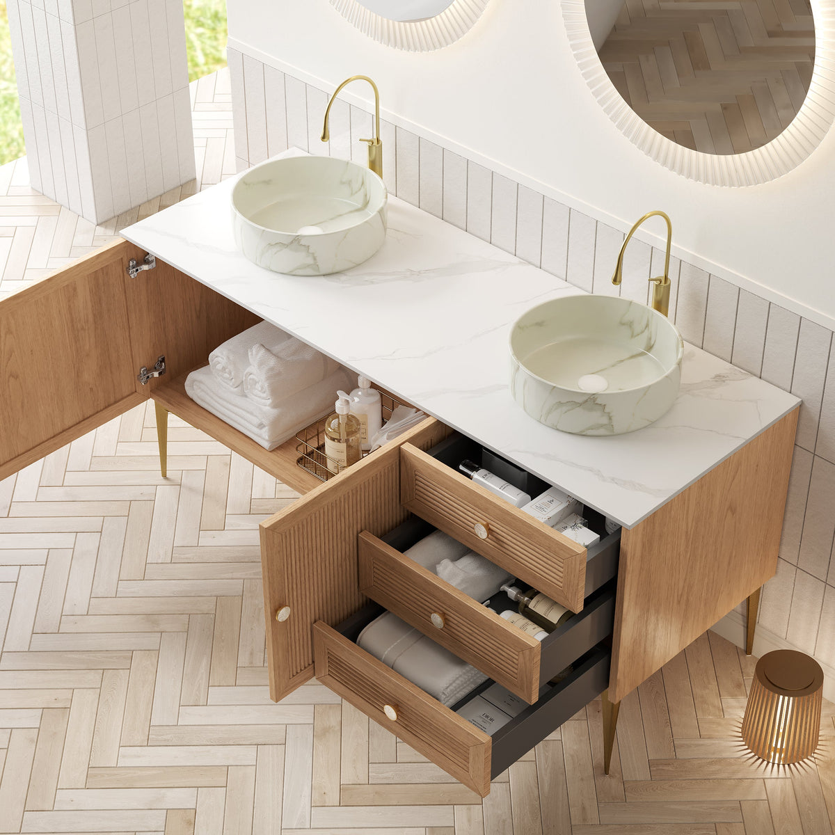 Munin 60" Bathroom Vanity with Sink, photo 2 of 5