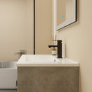 24 Inch Bathroom Vanity, Freestanding Bathroom Vanity or Floating is Optional Conversion-00324CG-1-G-BL9060B(KD-Packing)