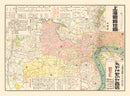 Vintage Map of Shanghai, China 1940