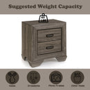 Lyndon - Weathered Grain Nightstand - Gray