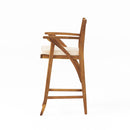 Barstool With Soft Curved Lines And Sturdy Frame (Set of 2) - Brown by HouseOfZazla