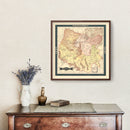 Vintage Morelos, Mexico Map 1897