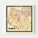 Vintage Morelos, Mexico Map 1897