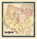 Vintage Morelos, Mexico Map 1897