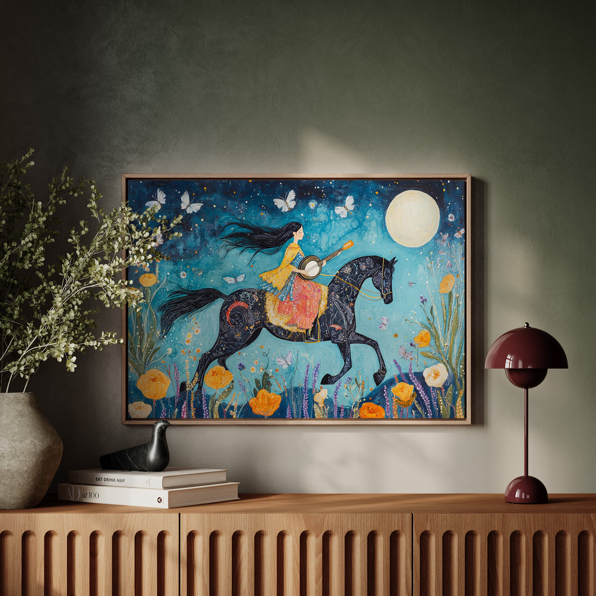 Moonlit Melody on Midnight Horseback, photo 3 of 16