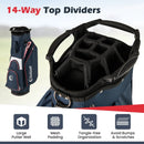 Golf Cart Bag Lightweight Portable Golf Club Organizer Bag by LJGDeals