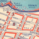 Vintage Nahant Massachusetts Map 1976
