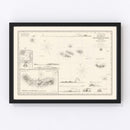Vintage Azores Map 1859