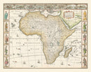 Vintage Africa Map 1626