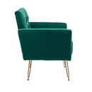 Accent Chair, leisure single sofa with Rose Golden feet