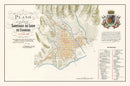 Vintage Map of Caracas, Venezuela 1810
