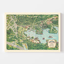 Vintage Rainbow Springs Florida Map 1967