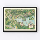 Vintage Rainbow Springs Florida Map 1967