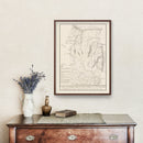 Vintage Finger Lakes Region Map 1849