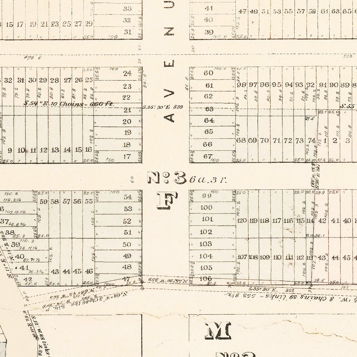 Vintage Upper West Side Manhattan Map 1874, photo 2 of 5