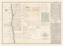 Vintage Upper West Side Manhattan Map 1874