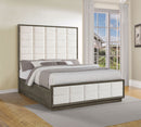 Durango 80-inch California King Panel Bed Taupe Oak