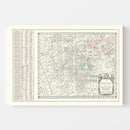 Vintage Greenwich Village New York City Map 1960