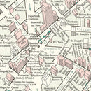 Vintage Greenwich Village New York City Map 1960