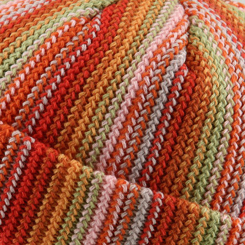 Crocheted Cuff Knit Beanie