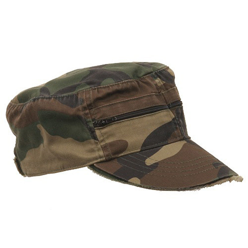 Zippered Enzyme Army Cap