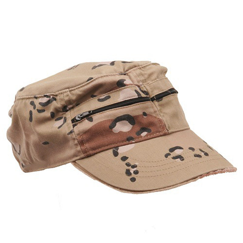 Zippered Enzyme Army Cap