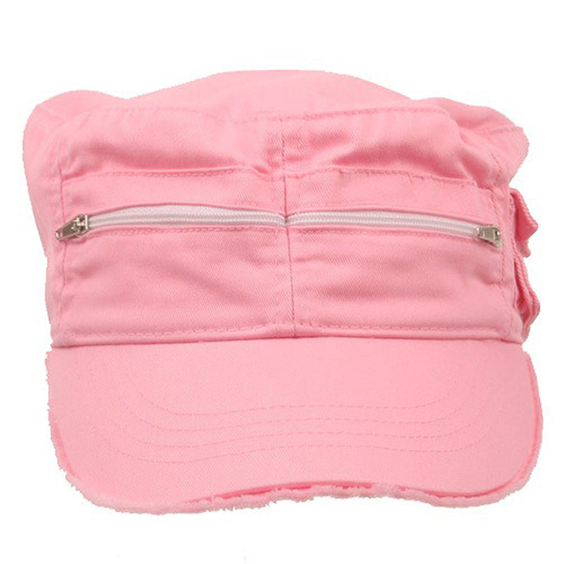 Zippered Enzyme Army Cap
