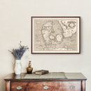 Vintage Map of Denmark 1595