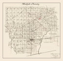 Vintage Map of Midfield, Texas 1912