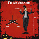 Halloween Animatronic Standing Groom 7.2 FT Haunted House Decoration by DirectDeals