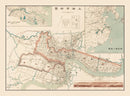 Vintage Map of Shanghai, China 1932