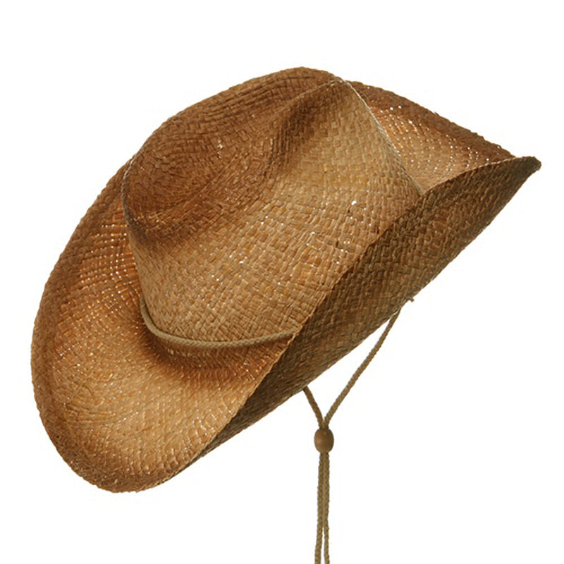 Outback Tea Stained Raffia Straw Hat