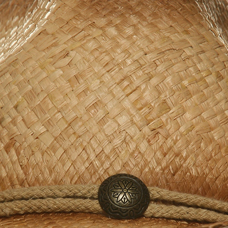Outback Tea Stained Raffia Straw Hat