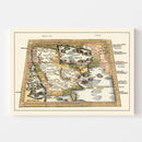 Vintage Arabia Map 1513
