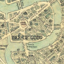 Vintage Discworld Map 1993
