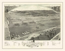 Vintage Camp Framingham, MA Map 1885