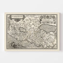 Vintage Israel / Palestine Map 1584