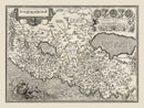Vintage Israel / Palestine Map 1584